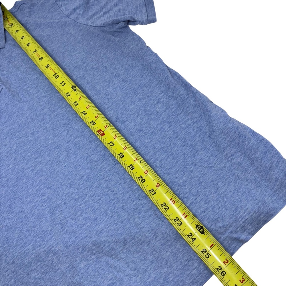Polo Ralph Lauren Men's M Classic Fit Polo Shirt Blue Heather Short Sleeve Pony - Picture 2 of 6